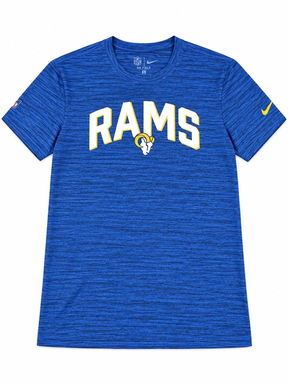 Nike Los Angeles Rams Women’s M Dri-FIT On Field NFL Blue Tee